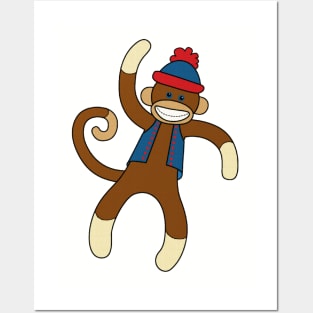 Dancing Sock Monkey Posters and Art